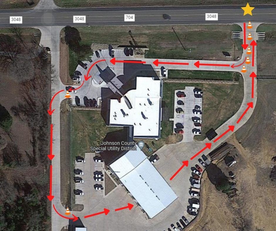 Traffic Map Trunk or treat 2023